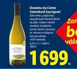 Lidl Domaine du Comte Colombard Sauvignon ajánlat