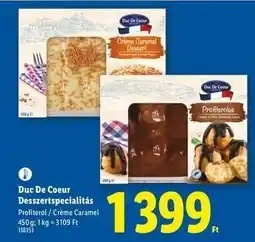 Lidl Duc De Coeur Desszertspecialitás ajánlat