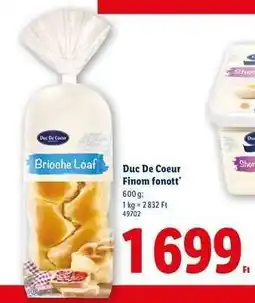 Lidl Duc De Coeur Finom fonott ajánlat
