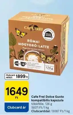 Tesco Cafe Frei Dolce Gusto kompatibilis kapszula ajánlat