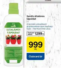 Tesco Sandis általános tápoldat ajánlat