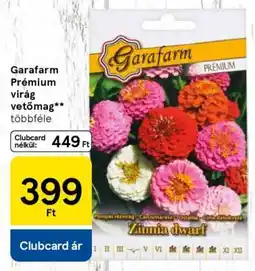 Tesco Garafarm Prémium virág vetőmag ajánlat