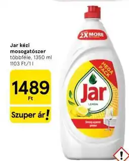 Tesco Jar kézi mosogatószer ajánlat