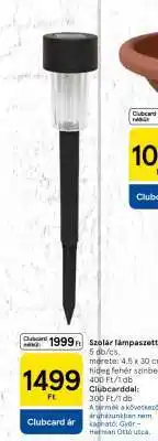 Tesco Szolár lámpaszett ajánlat