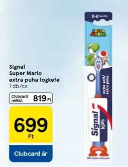 Tesco Signal Super Mario extra puha fogkefe ajánlat