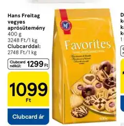 Tesco Hans Freitag vegyes aprósütemény ajánlat