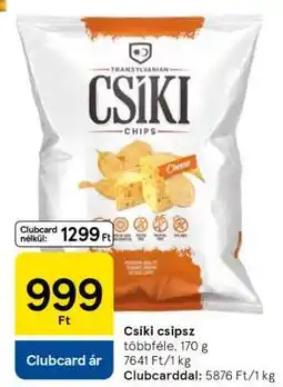 Tesco CSÍKI Csipsz ajánlat