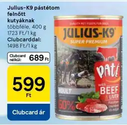 Tesco Julius-K9 pástétom felnőtt kutyáknak ajánlat