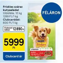 Tesco Friskies száraz kutyaeledel ajánlat
