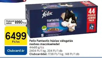 Felix Fantastic házias válogatás nedves macskaeledel