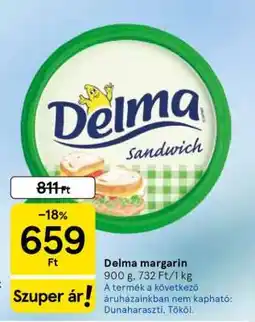Tesco DELMA Margarin ajánlat