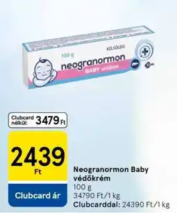 Tesco Neogranormon baby védőkrém ajánlat