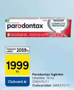 Tesco PARODONTAX Fogkrém ajánlat