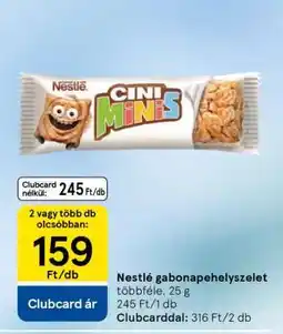 Tesco Nestlé gabonapehely-szelet ajánlat
