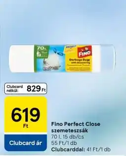 Tesco Fino Perfect Close szemeteszsák ajánlat