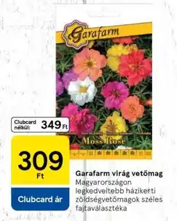 Tesco Garafarm virág vetőmag ajánlat