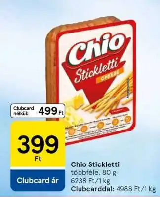 Tesco Chio Stickletti ajánlat