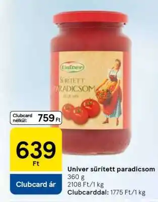 Univer Sűrített paradicsom