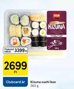 Tesco Kizuna sushi box ajánlat