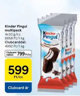 Tesco Kinder Pingui Multipack ajánlat