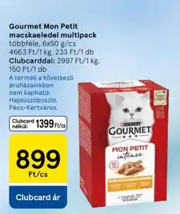Tesco Gourmet Mon Petit macskaeledel multipack ajánlat