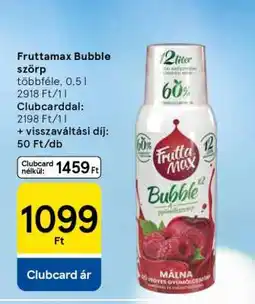 Tesco Fruttamax Bubble szörp ajánlat