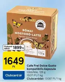 Tesco Cafe Frei Dolce Gusto kompatibilis kapszula ajánlat