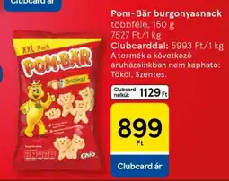 Tesco Pom-Bär burgonyasnack ajánlat