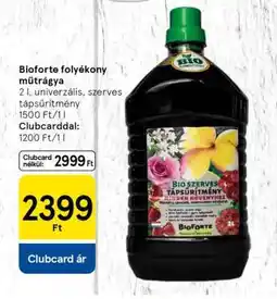 Tesco Bioforte folyékony műtrágya ajánlat