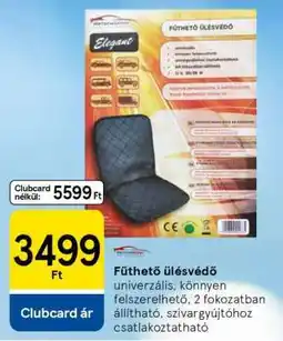 Tesco Fűthető ülésvédő ajánlat
