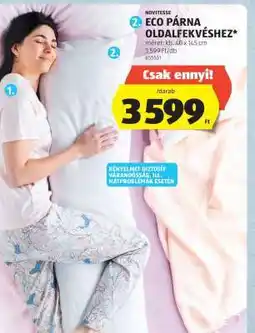 ALDI ECO PÁRNA OLDALFEKVÉSHEZ ajánlat