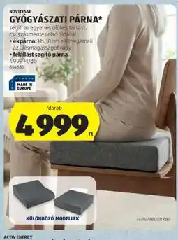 ALDI NOVITESSE GYÓGYÁSZATI PÁRNA ajánlat