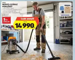 ALDI FERREX NEDVES-SZÁRAZ PORSZÍVÓ ajánlat