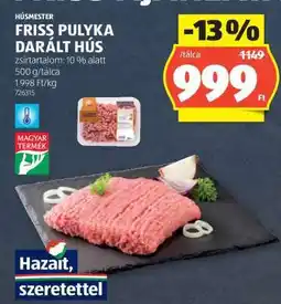 ALDI Húsmester Friss Pulyka Darált Hús ajánlat