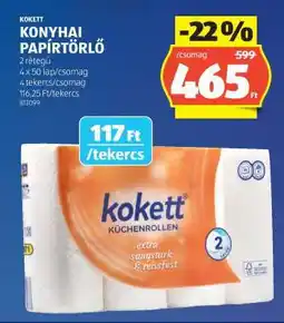 ALDI Kokett Konyhai Papírtörlő ajánlat