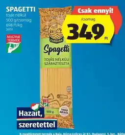 ALDI Spagetti ajánlat
