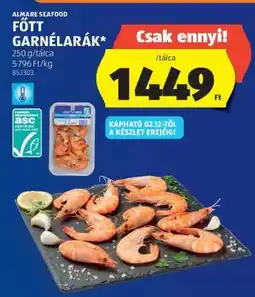 ALDI Főtt Garnélarák ajánlat
