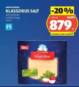 ALDI AMMERLÄNDER KLASSZIKUS SAJT ajánlat