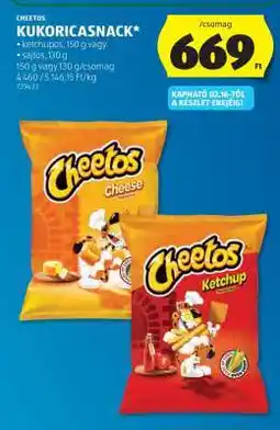 ALDI Cheetos kukoricasnack ajánlat