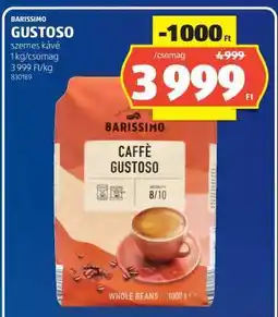 ALDI BARISSIMO GUSTOSO ajánlat