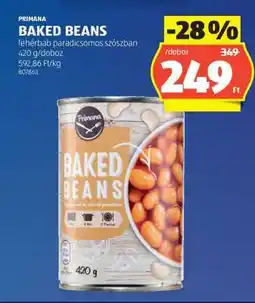 ALDI Primana Baked Beans ajánlat