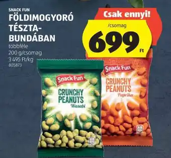 ALDI Snack Fun Crunchy Peanuts ajánlat