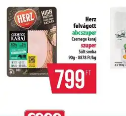 Coop HERZ felvágott ajánlat