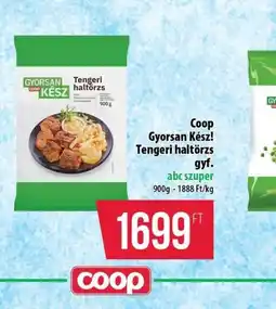 Coop Coop Gyorsan Kész! Tengeri haltörzs ajánlat