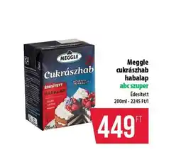 Coop Meggle cukrászhab habalap ajánlat