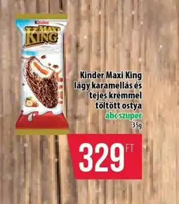 Coop Kinder Maxi King ajánlat