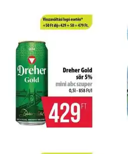 Coop Dreher Gold sör 5% ajánlat