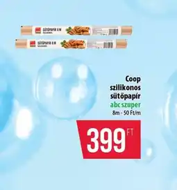 Coop Coop szilikonos sütőpapír ajánlat