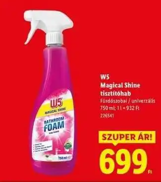 W5 Magical Shine tisztítóhab