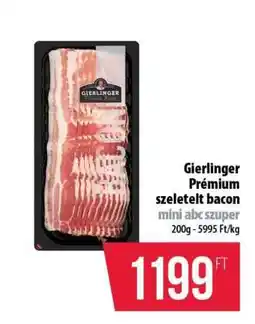 Coop Gierlinger prémium szeletelt bacon ajánlat